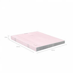 Цена за 6 шт. Тетрадь общая ученическая с пластиковой обложкой на скобе ErichKrause Классика CoverPrо fizzy, Pastel, розовый, А4, 48 листов, клетка  фото 5