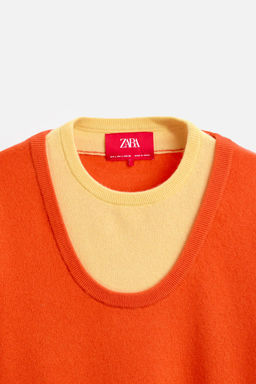COLOUR BLOCK WOOL SWEATER X HARRY LAMBERT - Zara фото 18