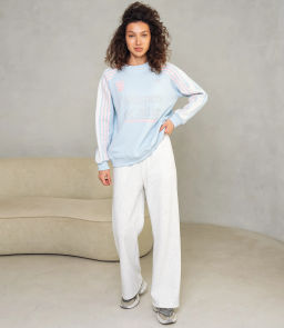 Спортивный костюм #КТ333 (4), голубой, серый меланж - Dommod фото 4