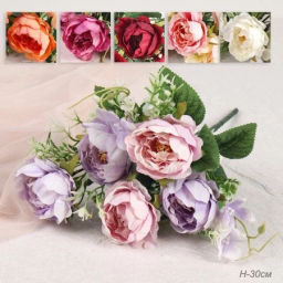 Цветок искусственный 30 см / W394130 /уп 800/ (Оранжевый)