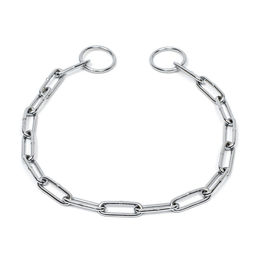 Ошейник - удавка металлический, сварная цепь, 50 см, толщина проволоки 3 мм - Пижон фото 2