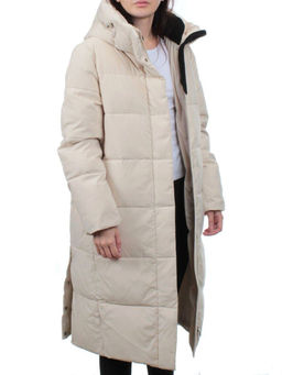 56016 BEIGE Пальто зимнее женское (холлофайбер 150 гр.) - Fashion фото 6