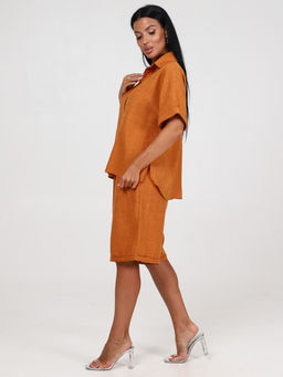 566 ЖЕНСКИЙ КОСТЮМ (шорты) (Песочный) - А-дина фото 4