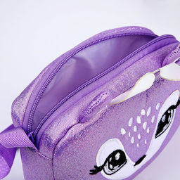 Сумка детская на молнии, длинный ремень, цвет фиолетовый - NAZAMOK KIDS фото 8