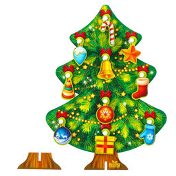 Развивающая игрушка «Новый год! Ёлочка», 15×20 см