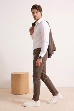 Vizon Straight Pamuklu Esnek Erkek Pantolon TMNSS26PL00032