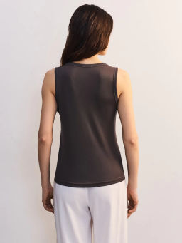 Майка прямого кроя с треугольным вырезом ZR2605013404-66 / Zarina  фото 6