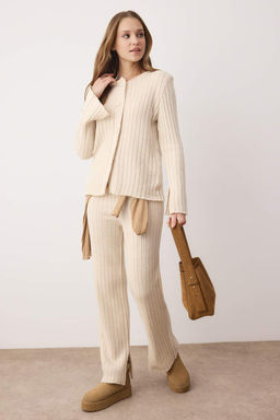 Tas Yumusak Dokulu Kazak-Pantolon Triko Alt-Ust Tak?m TWOAW26AU00004