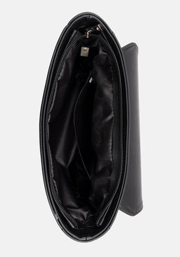 Сумка Модель №1592 | кожзам | гладкий | черный | Р871-111 | 33086 - L-craft фото 2