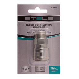 Муфта универсальная быстросъемная ("мама"), внешняя резьба 1/2", 1 шт.// Stels