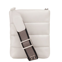 Итальянская кожаная сумка DuDu серии Falkland | жемчужный серый