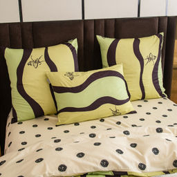 Комплект постельного белья Сатин 100% хлопок C605 2 спальный 70-70 2 шт;50-70 2 шт