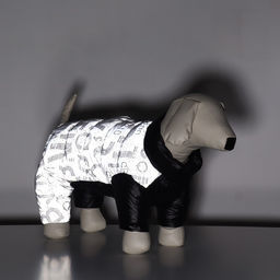 Комбинезон Ультра светоотражающий, размер 10 (ДС 21 см, ОГ 34 см, ОШ 24 см), чёрный - Simaland фото 10