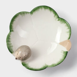 Блюдо керамическое сервировочное «Ёжик», 13.3×13×5.5 см