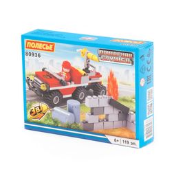 Конструктор Классик Пожарная служба-1.7 (119 элементов) (в коробке)
