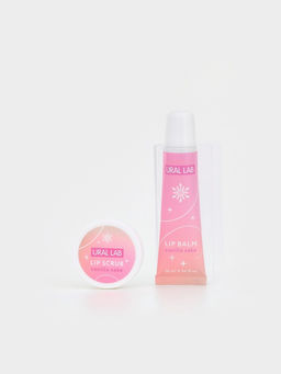 Подарочный набор новогодний Winter Fantasy, бальзам и скраб для губ, URAL LAB