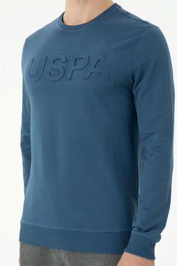 U. S. Polo Assn / Мужской базовый свитшот цвета индиго - U.s. polo assn фото 13
