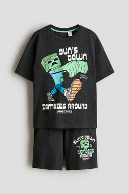 Pijama estampado de algod?n