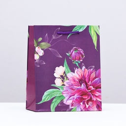 Пакет подарочный Распустившийся цветок, 18 х 22,3 х 10 см