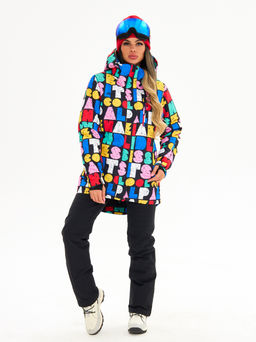 Женская горнолыжная сноубордическая куртка Alpha Endless Ultra Chaleur SNB 423/316_7 Разноцветный  фото 36
