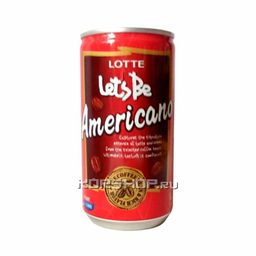 Кофейный напиток Летс Би Американо (Lets Be Americano), Лотте 240 мл
