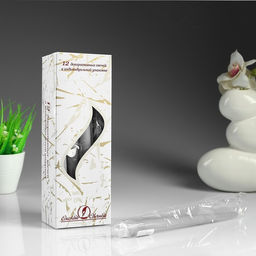 Цена за 2 шт. Свеча античная, 2.3×24.5 см, 5 ч, 55 г, серая