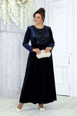 Платье Ninele 7431-Р темно-синий - Mira fashion фото 637