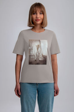 Арт. 31113 Футболка женская 44-52 (5 шт) Цвет:серый - Калинка фото 20