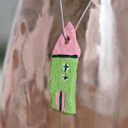 Ваза Волшебные мгновения, d=4 см, 21.5?8 см, стекло, дымка