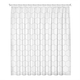 Штора д/ванной 180*180см Гекса арт. 77183
