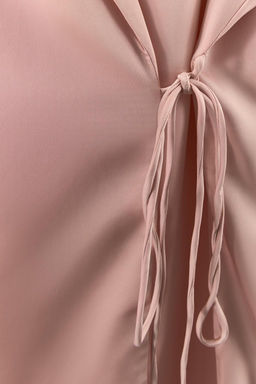 SATIN CROSSOVER PYJAMA SHIRT - Zara фото 5