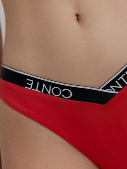 CONTE BLACK&WHITE LBR 2736 Трусы женские red - Conte elegant фото 2