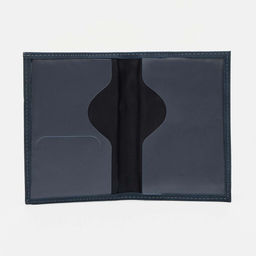 Обложка для паспорта, тёмно-синяя