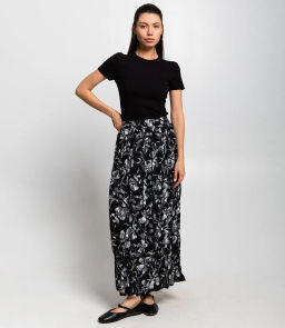 Юбка #КТ8137-2, чёрный