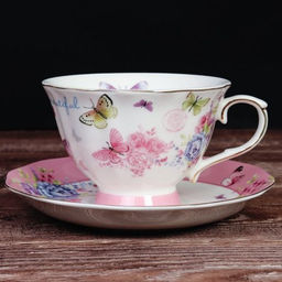 Чайный набор 12 предметов 250 мл на ножке / RS/12-FY22005 /уп 8/ - Галеонтрейд фото 4