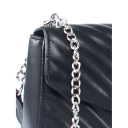 Сумка женская искусственная кожа UMUP-2023-226, 1отд, плечевой ремень, черный SALE 258706 - Adelia фото 4