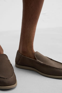 CASUAL LEATHER LOAFERS - Zara фото 3