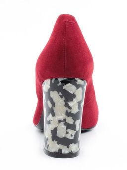F-028 RED Туфли женские (натуральная замша) - Фабричный китай фото 11
