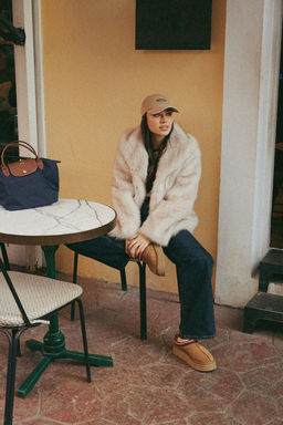 Ekru Regular Kal?p Kurk Mont TWOAW25MO00157 - Trendyolmilla фото 2