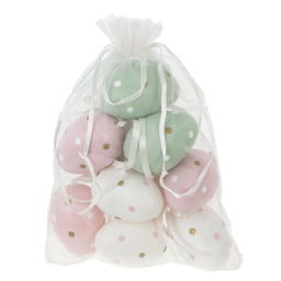 Набор из 12-ти изделий декоративных подвесных "Яйцо" (4*6), L15 W17 H8 см