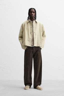 ANIMAL PRINT BAGGY FIT TROUSERS