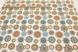 Рогожка Восточные цветы, ш.1.5м, хлопок-100%, 160гр/м.кв - Купава фото 3