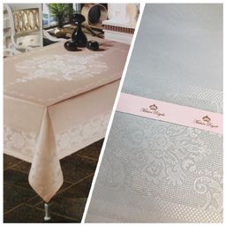 Скатерть Maison Royale DORE 160*220 зеленый YESIL