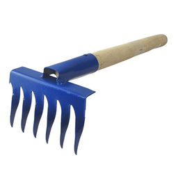 Цена за 2 шт. Грабли витые с узким шагом 6-ти зубые с деревянным черенком ГВМ-6 с чер