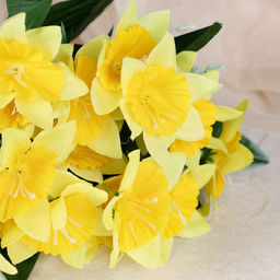 Цветок искусственный Букет нарциссов / W01139-1 /уп 2/100/600/ - ГалеонТрейд фото 2