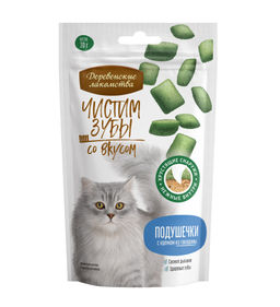 Чистим зубы для кошек Подушечки с кремом из говядины 79212716