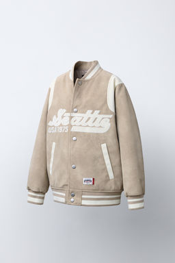 BOMBER EFECTO ANTE TEXTO / Piedra - Zara фото 2