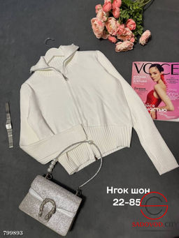 Кофта женская на молнии - Bruno фото 3