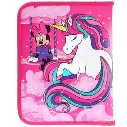 Папка пластиковая для тетрадей А5, на молнии, Минни Маус - Disney фото 3