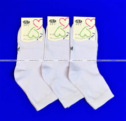 Цена за 12 пар. Носки детские белые универсальные (мальчик-девочка)